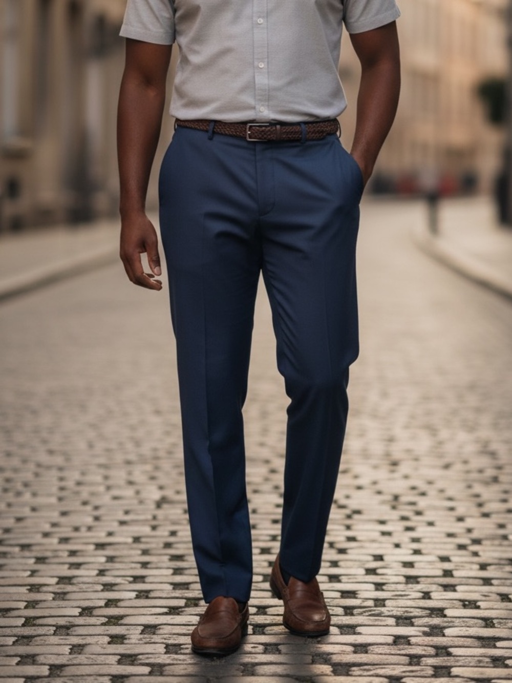 Men's Nautica Navy Blue Pants Slacks Trousers 40 waist x 32